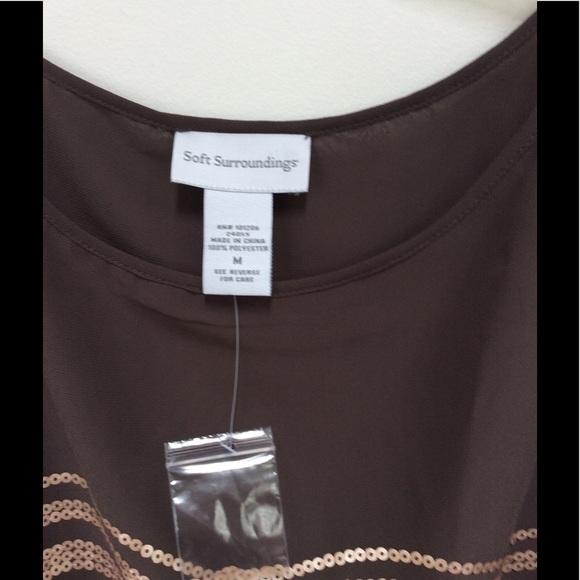 SOFT Surroundings tunic - Picture 3 of 5